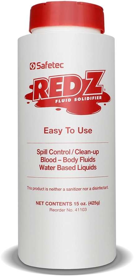 Safetec Red Z Spill Control Solidifier, 15 oz. shaker top bottle (12 bottles/case) - Image 3