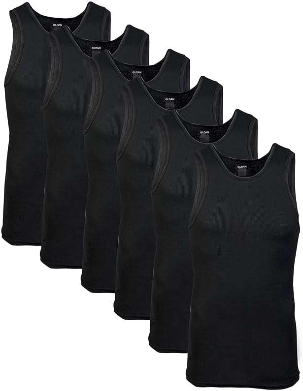 Gildan Men's A-Shirts Tanks Multipack - Image 1