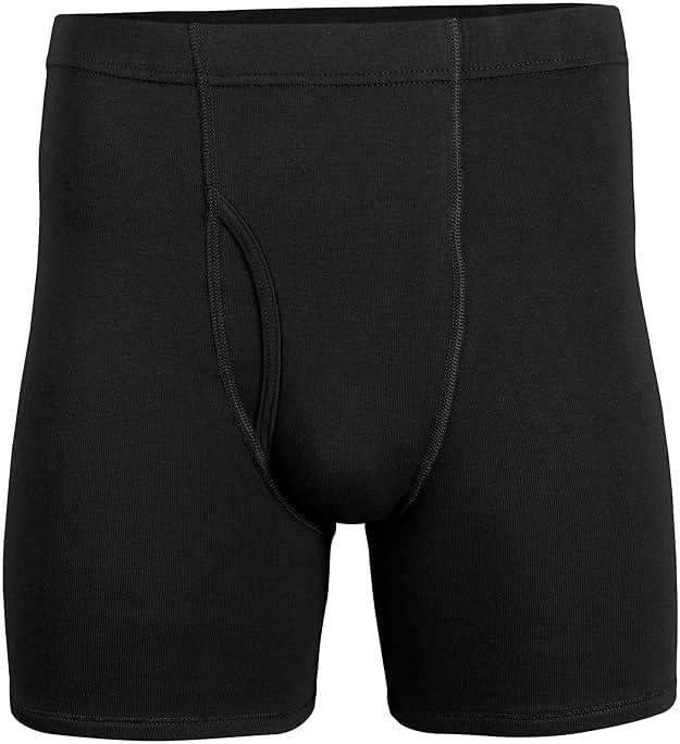 Gildan Men's Underwear Covered Waistband Boxer Briefs, Multipack - Image 4