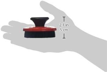 Le Creuset 2-Piece Cleaning Set, Nylon Brush Kitchen Product, 3.25", Cerise with Enameled Cast Iron 8.45 fl. oz. Cookware Cleaner - Image 7