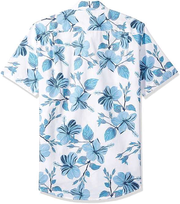 Amazon Essentials Men's Short-Sleeve Button-Down Print Shirt - Image 2