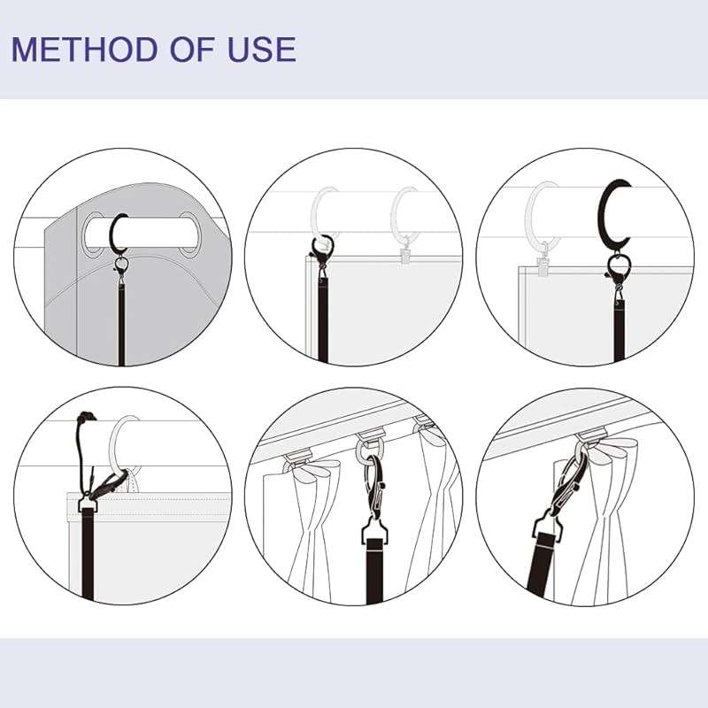 2 Pack 36 Inch Universal Drapery Pull Rod Invisible Clear Curtain Wand for Easier Opening and Back (Acrylic, 36") - Image 7