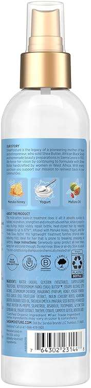 Shea Moisture Multi-Action Leave-In Conditioner Manuka Honey And Yogurt For Damaged Hair Sulfate Free Conditioner Spray 8 Oz | SheaMoisture - Image 2