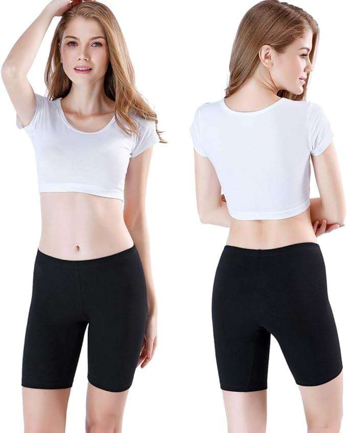 wirarpa Women's Anti Chafing Cotton Underwear Boy Shorts Long Leg Boyshorts Panties 3 Pack - Image 6