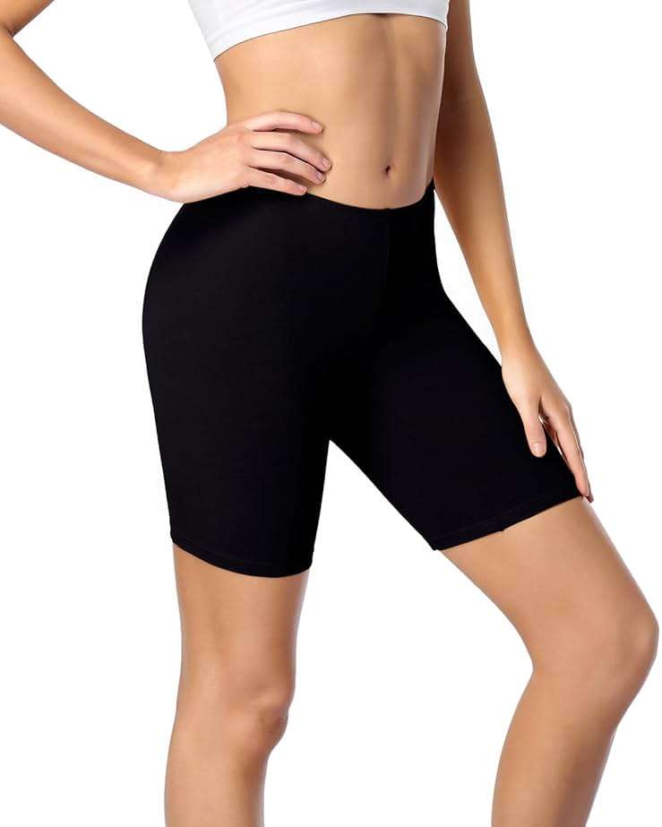 wirarpa Women's Anti Chafing Cotton Underwear Boy Shorts Long Leg Boyshorts Panties 3 Pack - Image 8