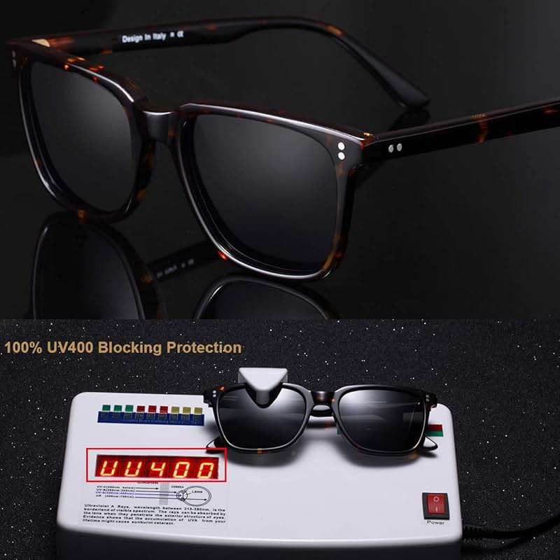 CARFIA Polarized Men's Sunglasses UV400 Protection for Driving Fishing Cool Man Acetate Shades CA5354 - Image 4