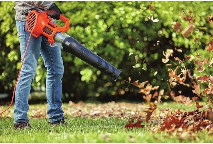 BLACK + DECKER Electric Leaf Blower, Hand Held Blowers for Lawn Care, Up to 450 CFM and 140 MPH Power, Axial, Lightweight, Corded (BEBL750) - Image 2