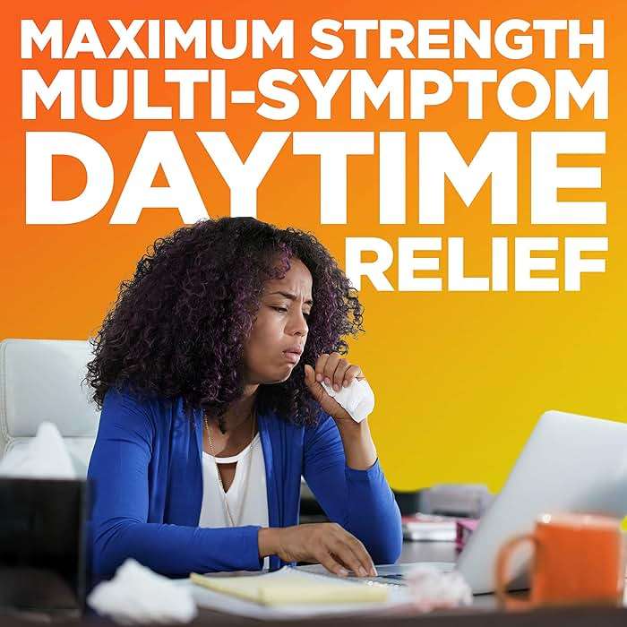 Amazon Basic Care Vapor Ice Day and Night Severe Cold and Flu Relief Caplets, Maximum Strength Medicine, Combo Pack, 48 Count - Image 3