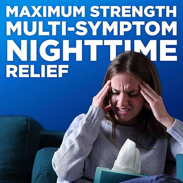 Amazon Basic Care Vapor Ice Day and Night Severe Cold and Flu Relief Caplets, Maximum Strength Medicine, Combo Pack, 48 Count - Image 6