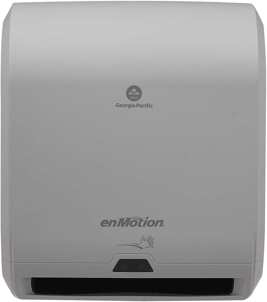enMotion Georgia‑Pacific (by GP PRO) 10 in Automated Touchless Paper Towel Dispenser, Gray, 59460A - Image 1