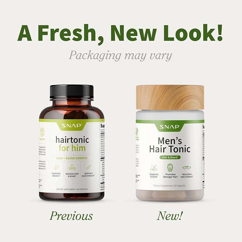 Hair Growth Supplement - Promotes Hair Regrowth, Stops Hair Loss & Boosts Beard Growth with Biotin, Kelp, Bamboo & More for Skin, Nails & Hair (60 Capsules) - Image 5