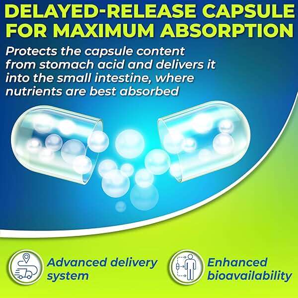 Probiotics with Digestive Enzymes and Prebiotic for Women and Men - 3-In-1 Vegan Probiotic Prebiotic Multi Enzyme Complex for Gut Health - Maximum Absorption Delayed-Release Capsules - Image 3