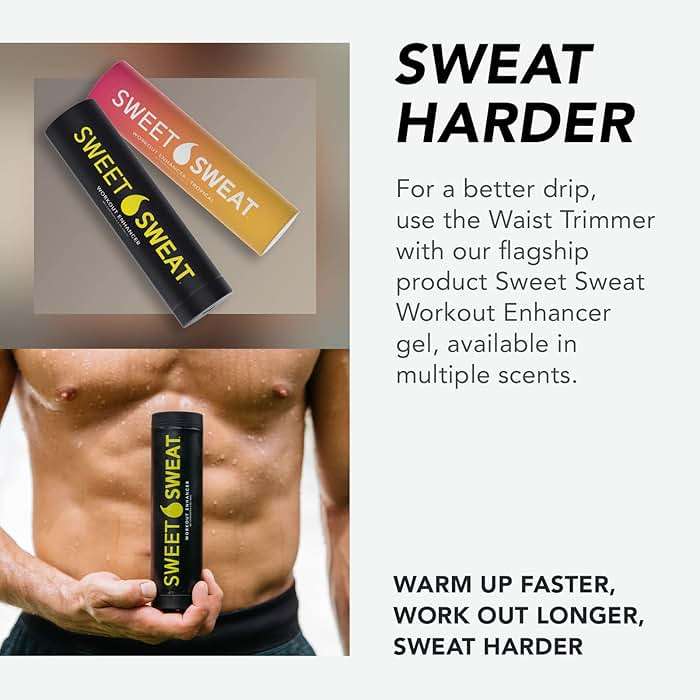 Sports Research Sweet Sweat Waist Trimmer (Core Series) - Premium Sweat Enhancing Fitness Band for Women & Men - Image 5