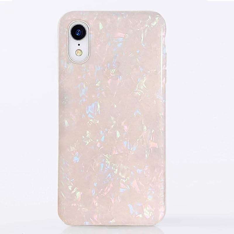 J.west iPhone XR Case 6.1-inch, Luxury Opal Pearly Thinfoil Design Ultra Slim Thin Flexible Bumper Soft Rubber TPU Silicone Protective Phone Case Cover for Girls Womens (Colorful) - Image 7