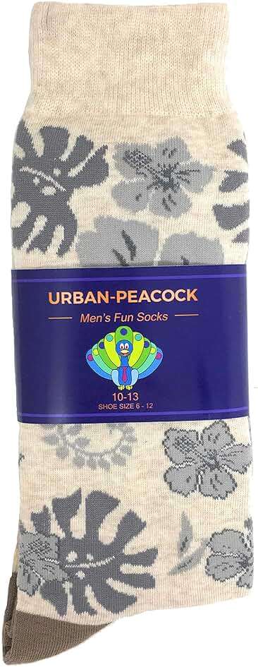 Urban Peacock Men's Novelty Fun Dress Socks Multiple Patterns/Multi-pair Options! - Image 1