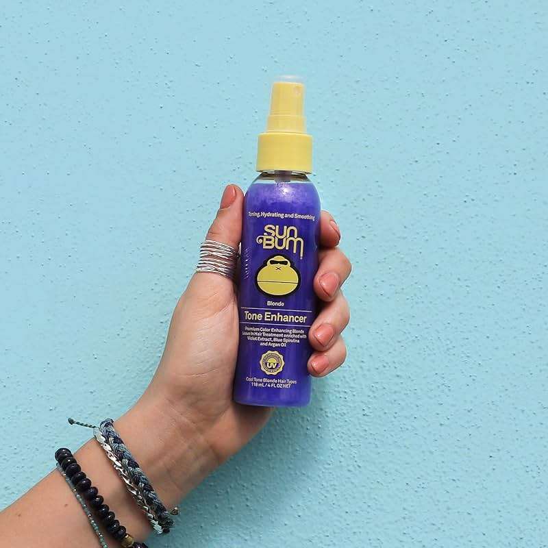 Sun Bum Blonde Tone Enhancer - Neutralizes Brass and Enhances Color and Shine of Blonde Hair - Protecting Toner against UV Rays - Made Without Parabens and Cruelty Free - 4 oz - Image 3