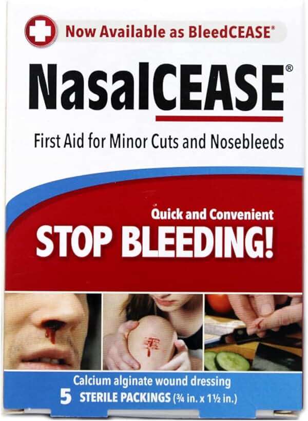 NasalCease FirstAid for Nosebleeds, Box of 5 - Image 1