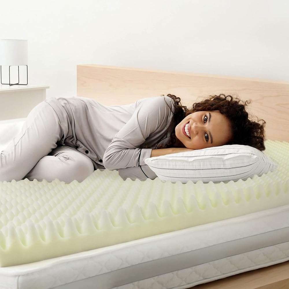 Vaunn Medical Egg Crate Mattress Topper, Fragrance-Free, Dye-Free, Convoluted Foam for Pain Relief on Pressure Sores, Ventilated Therapeutic Support and Recovery, Hospital Bed Twin (78" x 34") - Image 7