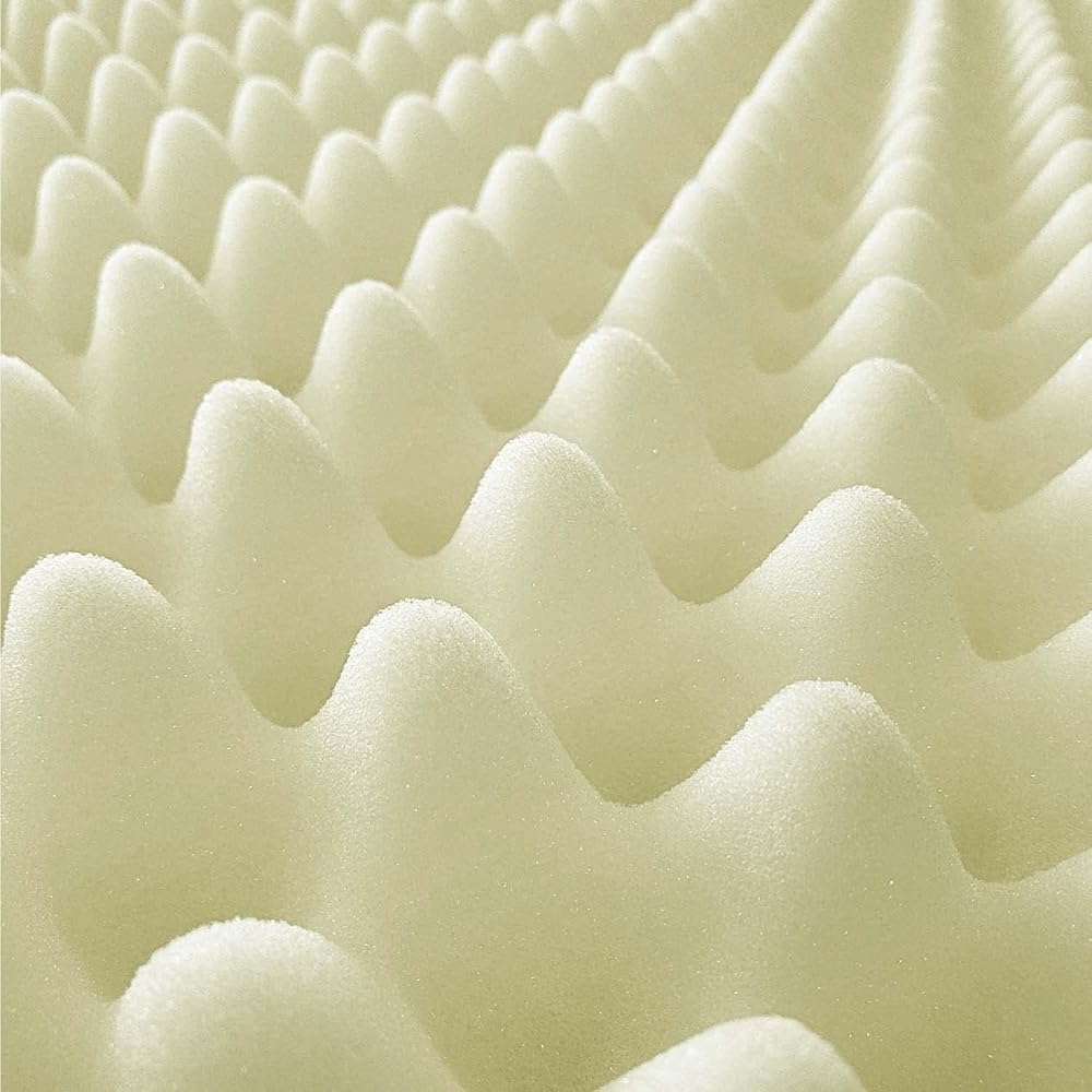 Vaunn Medical Egg Crate Mattress Topper, Fragrance-Free, Dye-Free, Convoluted Foam for Pain Relief on Pressure Sores, Ventilated Therapeutic Support and Recovery, Hospital Bed Twin (78" x 34") - Image 8