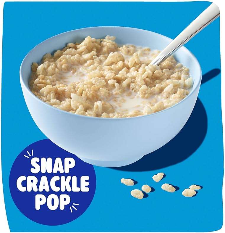 Rice Krispies Kellogg's Frosted Krispies Breakfast Cereal,Kids Snacks,Baking Marshmallow Treats,Original,13oz Box (1 Box) - Image 4