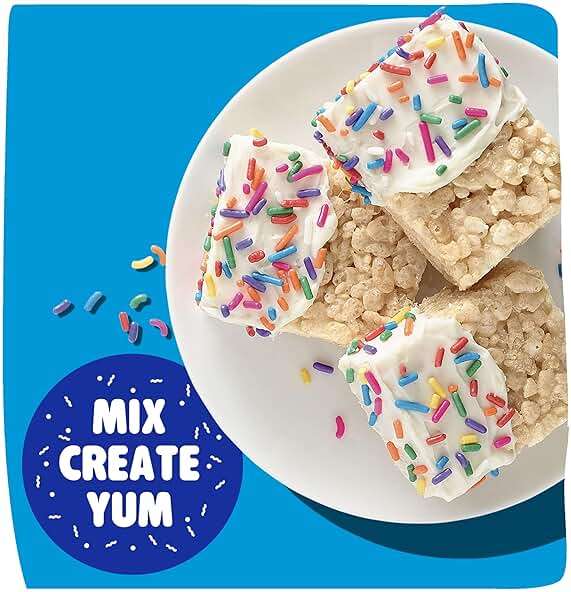 Rice Krispies Kellogg's Frosted Krispies Breakfast Cereal,Kids Snacks,Baking Marshmallow Treats,Original,13oz Box (1 Box) - Image 5