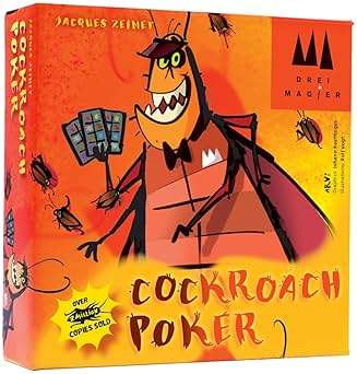 Schmidt | DMS Cockroach Poker English Edition | Card Game | Ages 8+ | 2-6 Players | 15 Minutes Playing Time - Image 2