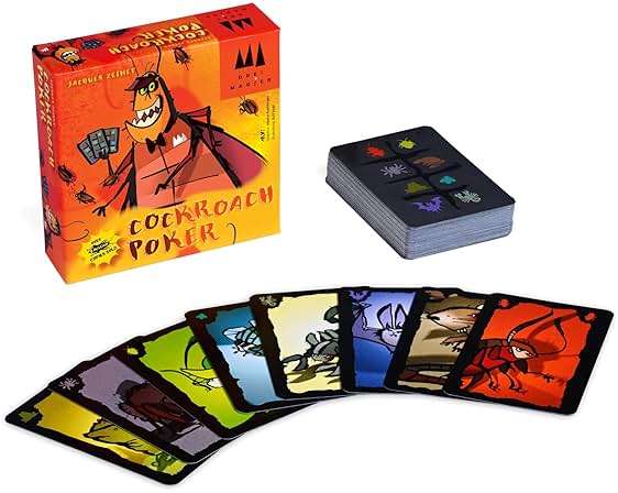 Schmidt | DMS Cockroach Poker English Edition | Card Game | Ages 8+ | 2-6 Players | 15 Minutes Playing Time - Image 3