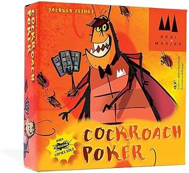 Schmidt | DMS Cockroach Poker English Edition | Card Game | Ages 8+ | 2-6 Players | 15 Minutes Playing Time - Image 4