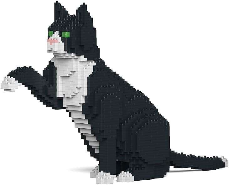 JEKCA Tuxedo Cat 03S | Cat Plastic Building Blocks | Age 14+ - Image 6