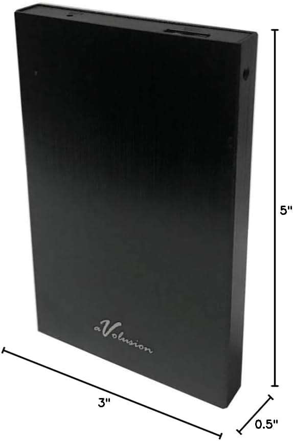 Avolusion HD250U3 1TB USB 3.0 Portable External Gaming Hard Drive (Xbox One Pre-Formatted) - Black - Image 9