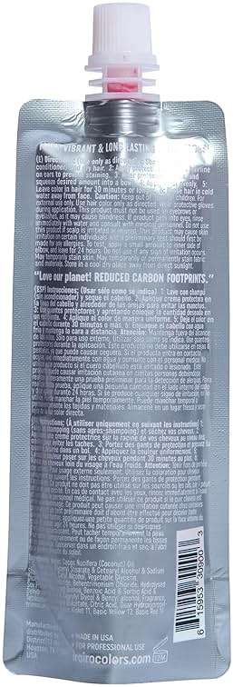 IROIRO Premium Natural Semi-Permanent Hair Color 330 Neon Red (4oz) - Image 2