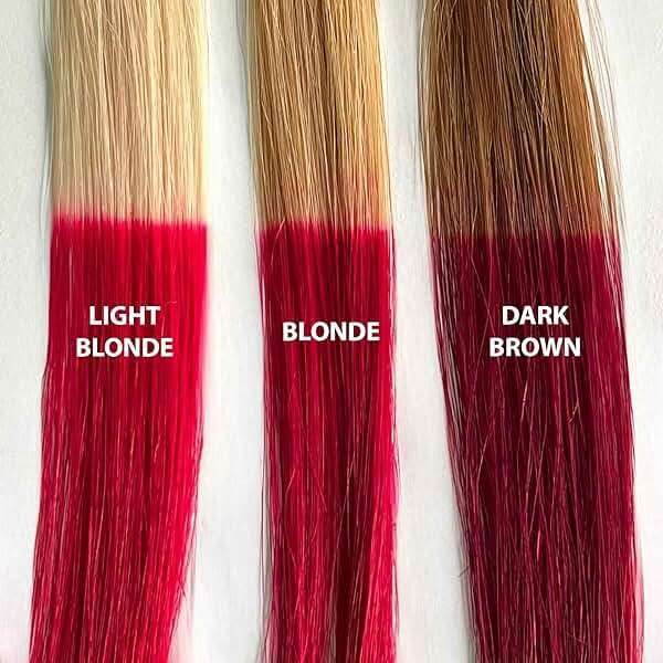 IROIRO Premium Natural Semi-Permanent Hair Color 330 Neon Red (4oz) - Image 4