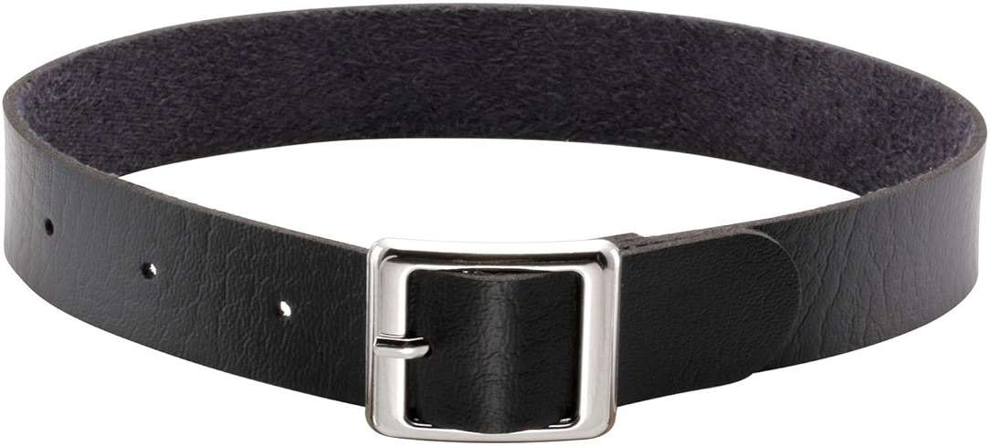 MILAKOO Womens Retro Punk Simple Style Adjustable Leather Buckle Necklace for Biker - Image 1