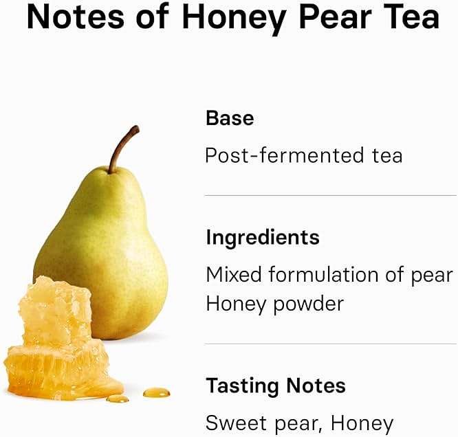 OSULLOC Honey Pear Tea (Sweet Pear & Honey Flavor), Iced tea bags Fruit tea Blend, Premium Teabags from Jeju Island, 20 count - Image 5