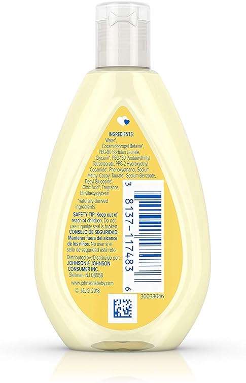 Johnsons Baby Head To Toe Wash And Shampoo 3 pack 1.7 Ounce Each - Image 3