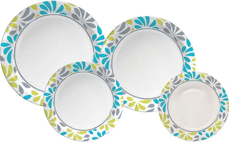 Genuine Joe Printed Paper Plates, 7" (Pack of 125) - Image 6