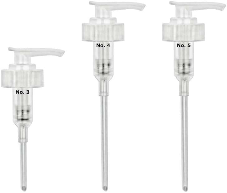 Dispenser Pumps Compatible with Olaplex No. 4 Fine Hair Shampoo, No. 5 Fine Hair Conditioner 8.5oz/250ml & No. 3 Hair Perfector 3.3oz, Three White Pumps Only, by Ultra Essentials (No.3, No.4 & No.5) - Image 2