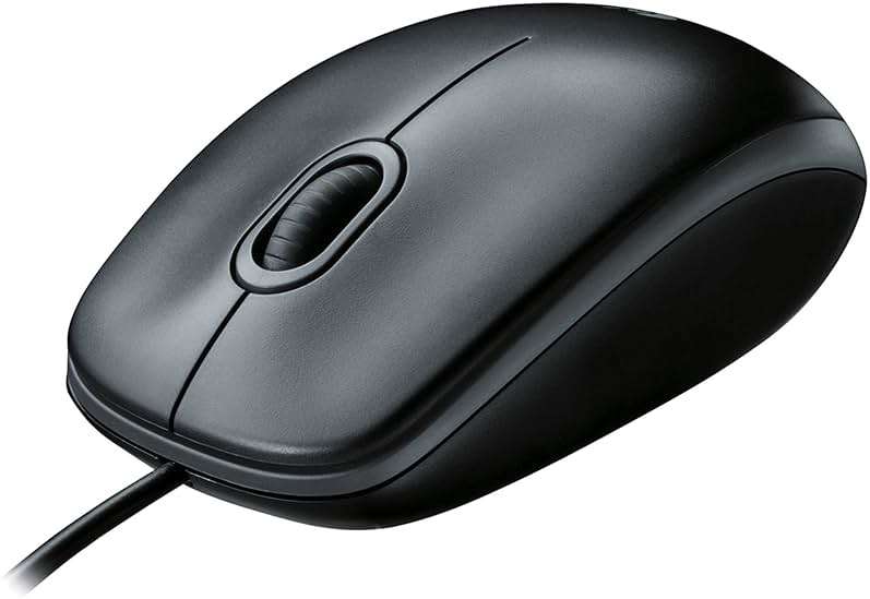 Logitech B100 Optical USB Mouse,Black - Image 1
