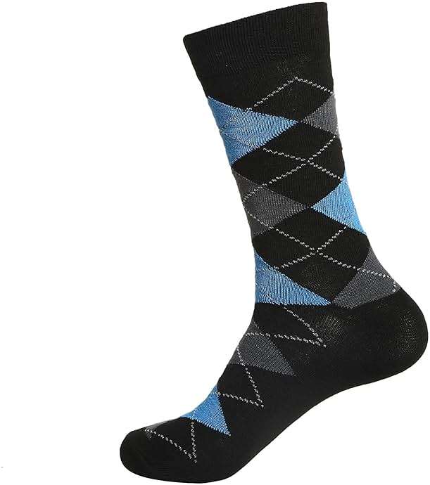 Gelante 12 Pairs Mens Cotton Funny Crazy Colorful Crew Dress Sock - Image 6