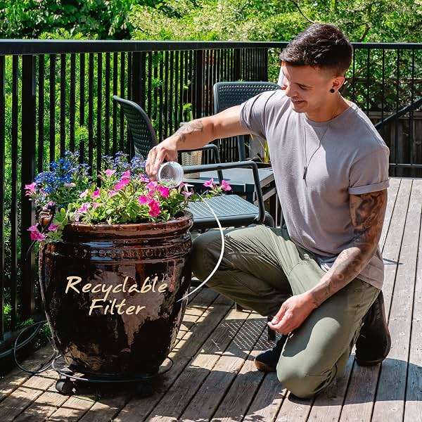 Santevia MINA Alkaline Water Filter Pitcher | 9-Cup at Water Filter System That Adds Minerals and Makes Alkaline Water | Fluoride, Chlorine and Lead Water Filter | American Filtration Media - Image 6