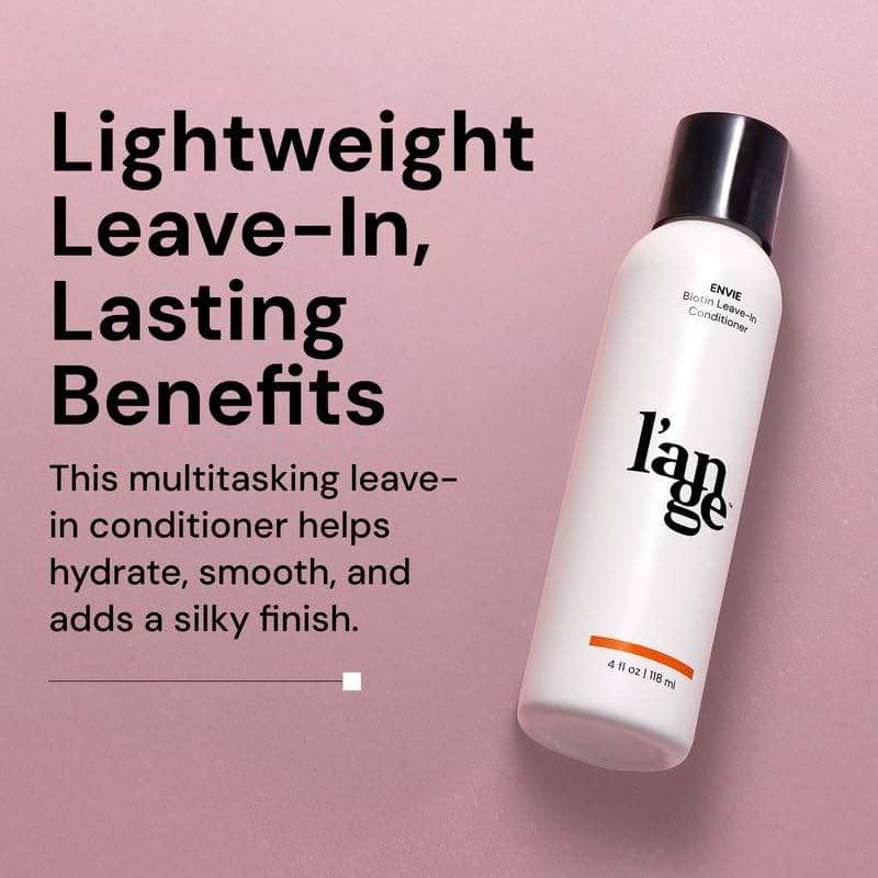 L'ANGE HAIR Envie Leave-In Conditioner - Biotin, Coconut Oil & Botanical Extracts - Professional Salon Grade Treatment for Hair - Anti-Frizz Blowout Care - UV Blocker, 4 Fl Oz - Image 2