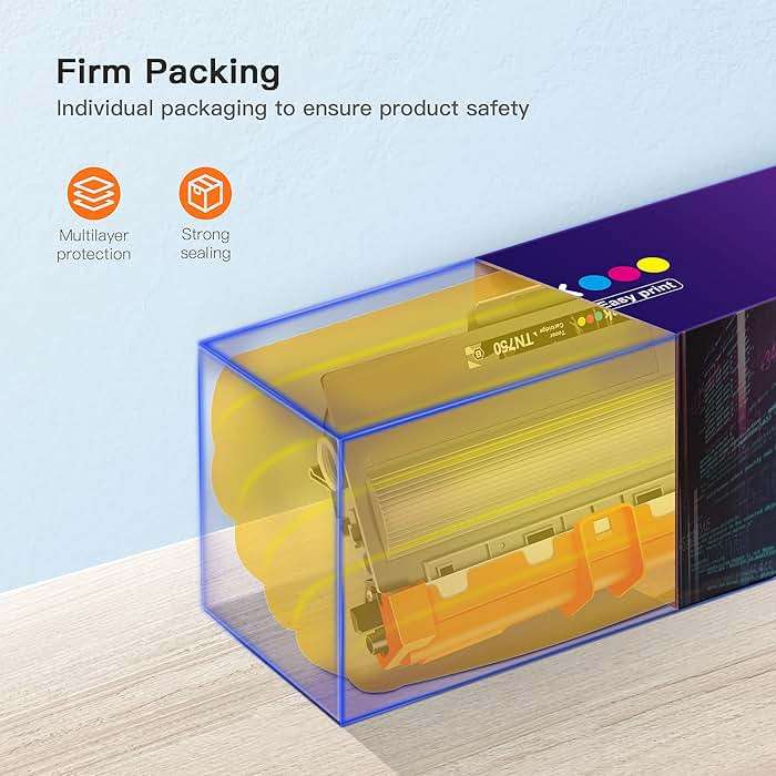 E-Z Ink Compatible Toner Cartridge Replacement for Brother TN750 TN-750 TN720 TN-720 to Use with HL-5450DN HL-5470DW HL-6180DW MFC-8710DW MFC-8910DW MFC-8950DW (Black, High Yield, 2-Pack) - Image 5