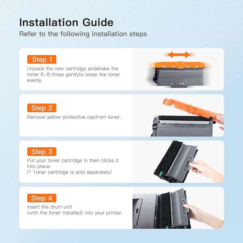 E-Z Ink Compatible Toner Cartridge Replacement for Brother TN750 TN-750 TN720 TN-720 to Use with HL-5450DN HL-5470DW HL-6180DW MFC-8710DW MFC-8910DW MFC-8950DW (Black, High Yield, 2-Pack) - Image 6