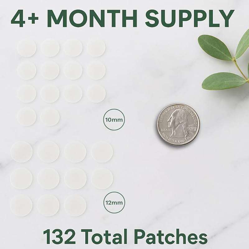 LE GUSHE Korean Pimple Patches for Face (132 Dots) - Hydrocolloid Acne Patches with Tea Tree Oil - Invisible Zit Stickers - Dermatologist Tested - Korean Skin Care - Image 6