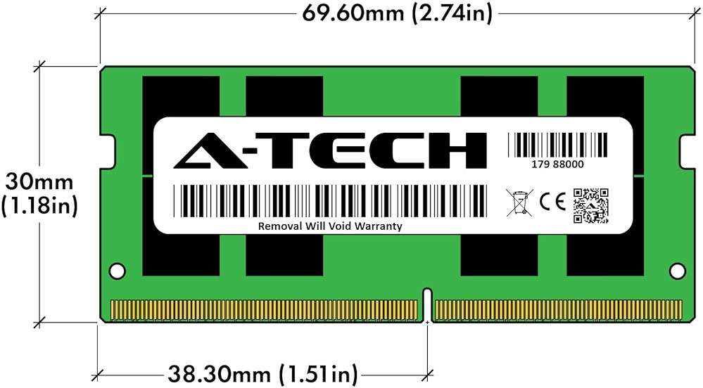 A-Tech 32GB Kit (2x16GB) DDR4 2666MHz PC4-21300 (PC4-2666V) CL19 SODIMM 260-Pin Non-ECC SO-DIMM Laptop Notebook RAM Memory Upgrade Module - Image 7