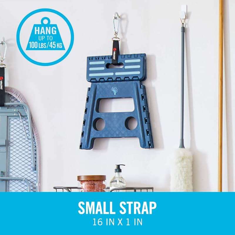 VELCRO Brand VEL-30120-USA Easy Hang Strap. Heavy Duty Outdoor Storage Extension Cords, Cables, Tools, Bikes. Organization for Garden, Shed, RV. Small-1Pk, Black - Image 4