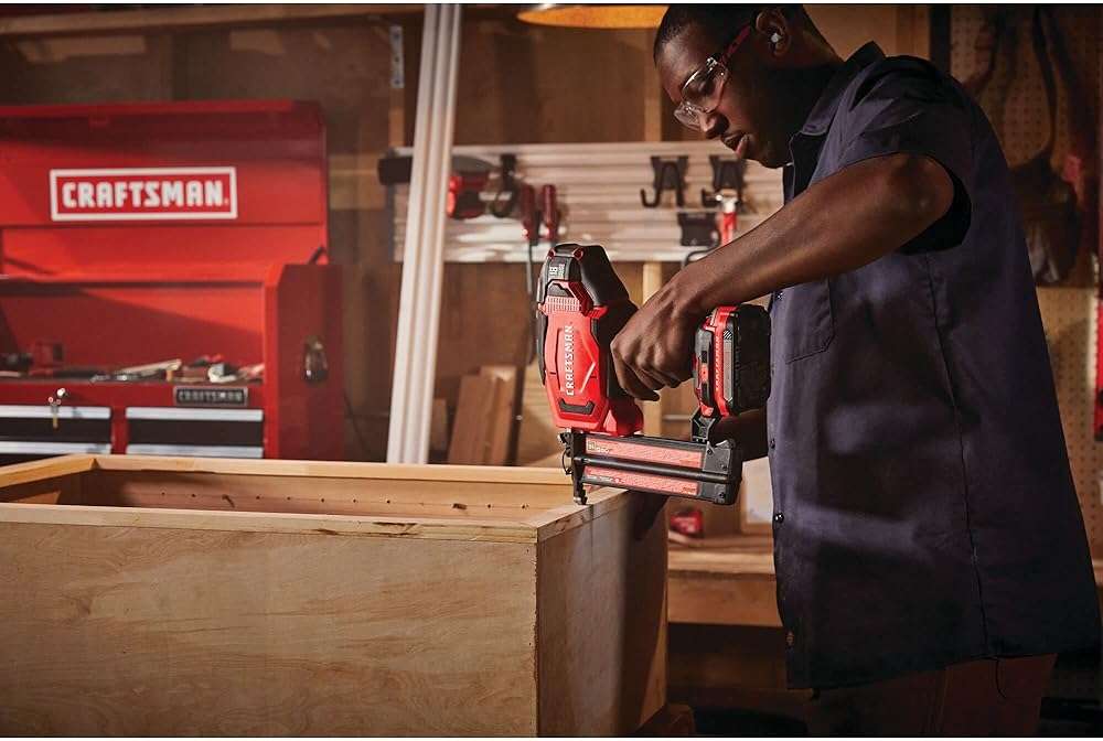 CRAFTSMAN V20 Cordless Brad Nailer, 18 Gauge Nail Gun, with Battery and Charger (CMCN618C1) - Image 21
