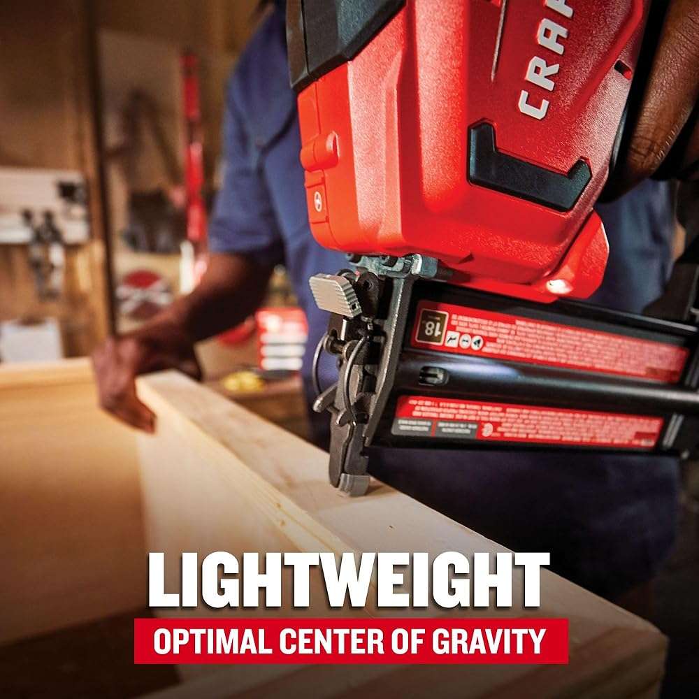 CRAFTSMAN V20 Cordless Brad Nailer, 18 Gauge Nail Gun, with Battery and Charger (CMCN618C1) - Image 8