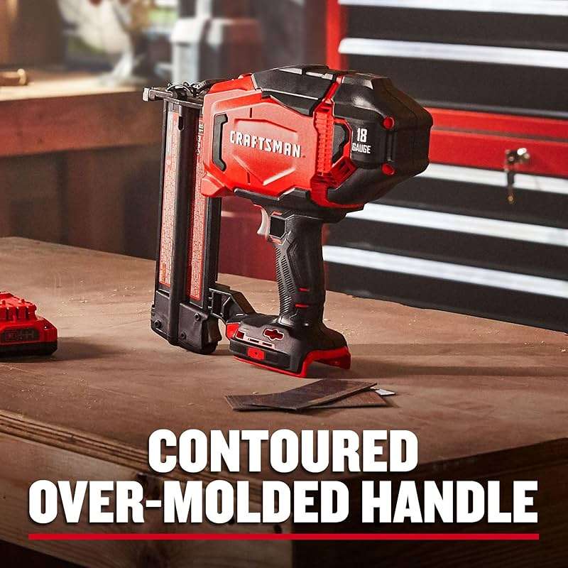 CRAFTSMAN V20 Cordless Brad Nailer, 18 Gauge Nail Gun, with Battery and Charger (CMCN618C1) - Image 10