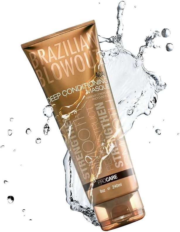 Brazilian Blowout Deep Conditioning Masque 8 oz Intense Smoothing Treatment, Hydrates, Repairs and Tames Frizz - Image 4